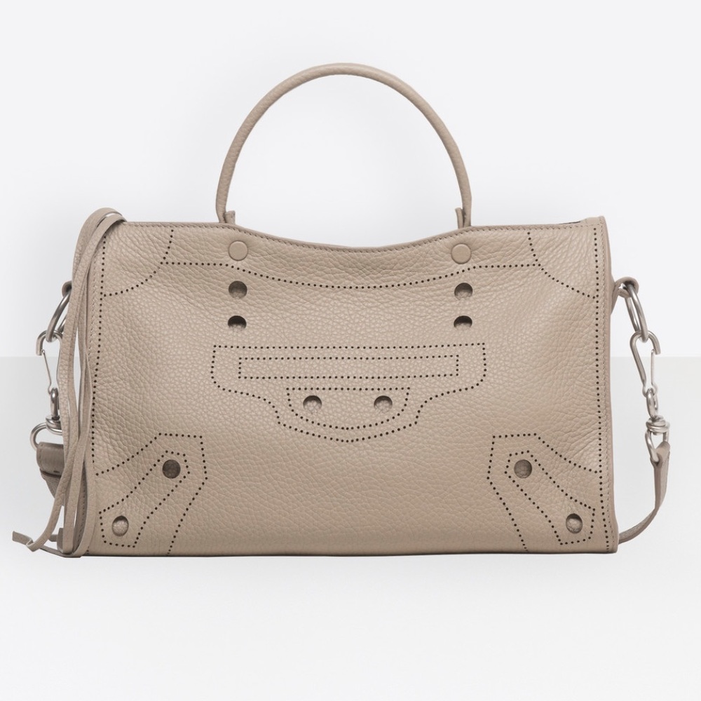 NEW! Authentic! Balenciaga Blackout City Bag